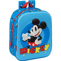 MOCHILA GUARDERIA 3D BOLSILLO RED MICKEY MOUSE - Teknashop Ltd