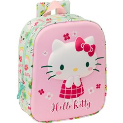 MOCHILA GUARDERIA 3D BOLSILLO RED HELLO KITTY - Teknashop Ltd