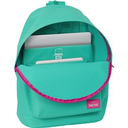 MOCHILA PARA PORTATIL 14,1" NAIT NAIT "VERDE MINT" - Teknashop Ltd