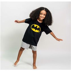 PIJAMA CORTO SINGLE JERSEY BATMAN BLACK - Teknashop Ltd