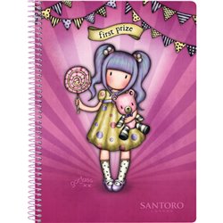 LIBRETA CUARTO 80 H. TAPAS DURAS GORJUSS™ FAIRGROUND "FIRST PRIZE" - Teknashop Ltd