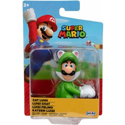 FIGURA LUIGI FELINO SUPER MARIO NINTENDO 6,5CM - Teknashop Ltd