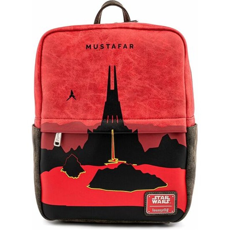 MOCHILA MUSTAFAR STAR WARS LOUNGEFLY 30CM - Teknashop Ltd