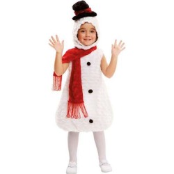 DISFRAZ MUÑECO DE NIEVE PELUCHE TALLA 12-24 M - Teknashop Ltd