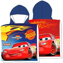 PONCHO TOALLA CARS DISNEY MICROFIBRA - Teknashop Ltd