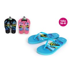 ZAPATILLAS PLAYA DISEÑO BEACH NEGRO TALLA 40 - Teknashop Ltd