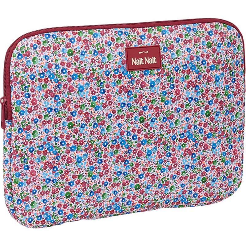 FUNDA PARA PORTATIL 14 "FLORES COIMBRA BURDEOS" - Teknashop Ltd