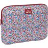 FUNDA PARA PORTATIL 14 "FLORES COIMBRA BURDEOS" - Teknashop Ltd