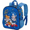 MOCHILA 3D LETS ROLL SONIC THE HEDGEHOG 31CM - Teknashop Ltd