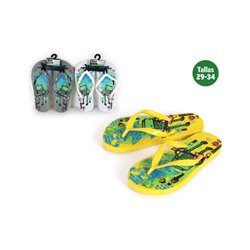 ZAPATILLAS PLAYA NIÑOS ROBOT AMARILLAS TALLA 30 - Teknashop Ltd