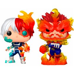 BLISTER 2 FIGURAS POP MY HERO ACADEMIA SHOTO TODOROKI & ENDEAVOR EXCLUSIVE - Teknashop Ltd