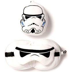 ALMOHADA VIAJE ANTIFAZ SOLDADO IMPERIAL STORMTROOPER STAR WARS RESTEAZZZ - Teknashop Ltd