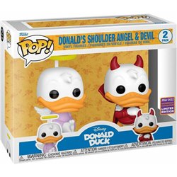 BLISTER 2 FIGURAS POP DISNEY DONALD DUCK - DONALD ANGEL & DEVIL EXCLUSIVE - Teknashop Ltd