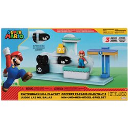 PLAYSET SWITCHBACK HILL SUPER MARIO BROS 6CM - Teknashop Ltd