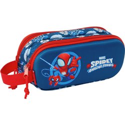 PORTATODO DOBLE 3D SPIDEY - Teknashop Ltd