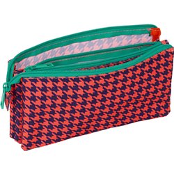 PORTA LÁPICES "PATA DE GALLO CORAL" - Teknashop Ltd