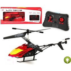 HELICÓPTERO RADIO CONTROL 23CM 4COLORES - Teknashop Ltd