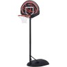 CANASTA BALONCESTO POLIETILENO LIFETIME PORTÁTIL AJUSTABLE CON TABLERO DE ALTURA 165-222 CM - Teknashop Ltd