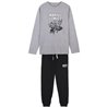 PIJAMA LARGO SINGLE JERSEY MARVEL GRAY - Teknashop Ltd