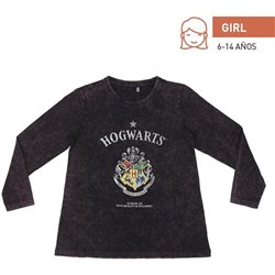 CAMISETA LARGA SINGLE JERSEY HARRY POTTER DARK GRAY - Teknashop Ltd