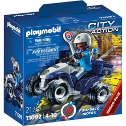 PLAYMOBIL ACTION POLICÍA SPEED QUAD - Teknashop Ltd