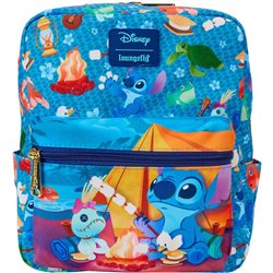 MOCHILA NYLON CAMPING CUTIES STITCH DISNEY LOUNGEFLY 24CM - Teknashop Ltd