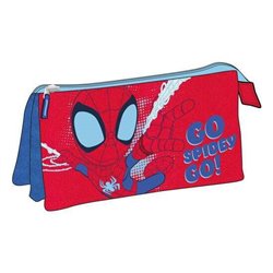 ESTUCHE PORTATODO 3 COMPARTIMENTOS SPIDEY - Teknashop Ltd