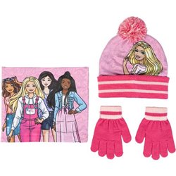 CONJUNTO 3 PIEZAS SNOOD BARBIE - Teknashop Ltd