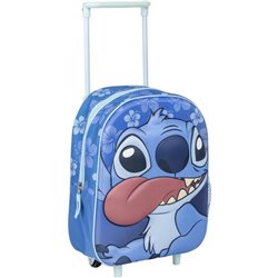 MOCHILA INFANTIL TROLLEY 3D STITCH - Teknashop Ltd