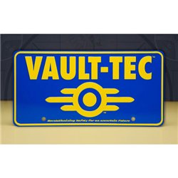 REPLICA MATRICULA VAULT-TEC FALLOUT - Teknashop Ltd