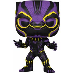 SET FIGURA POP & TEE MARVEL WAKANDA FOREVER BLACK PANTHER EXCLUSIVE - Teknashop Ltd