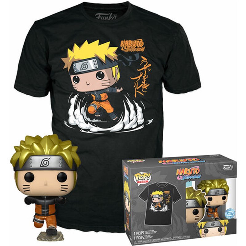 SET FIGURA POP & TEE NARUTO SHIPPUDEN EXCLUSIVE - Teknashop Ltd