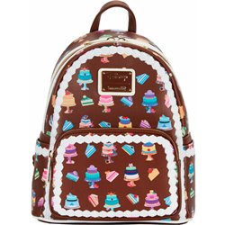 MOCHILA PRINCESS CAKES DISNEY LOUNGEFLY 26CM - Teknashop Ltd