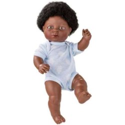 MUÑECA NEWBORN 38CM NIÑA AFRICANA CON ROPA REF: 17059-18 38 - Teknashop Ltd