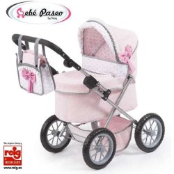 COCHE MUÑECAS TRENDY ROSA 68X67X41 CM - Teknashop Ltd