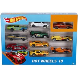 COCHE HOT WHEELS PACK 10 UDS - MODELOS SURTIDOS - Teknashop Ltd