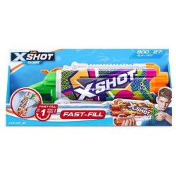 PISTOLA DE AGUA X-SHOT SKINS PUMP ACTION FAST-FILL, 49X18X6CM. 