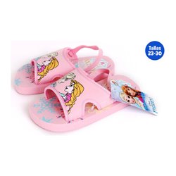 ZAPATILLAS VERANO INFANTILES CON GOMA FROZEN ROSA TALLA 30 - Teknashop Ltd