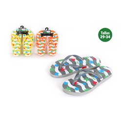 ZAPATILLAS PLAYA NIÑOS ESTRELLAS NARANJA TALLA 34 - Teknashop Ltd