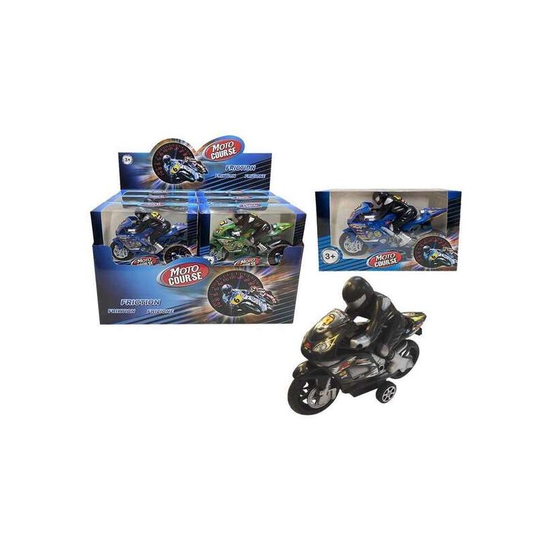 MOTO CARRERAS FRICCION 38X25X20 CM - MODELOS SURTIDOS - Teknashop Ltd