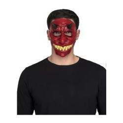 1/2 DEVIL LATEX MASK ONE SIZE - Teknashop Ltd