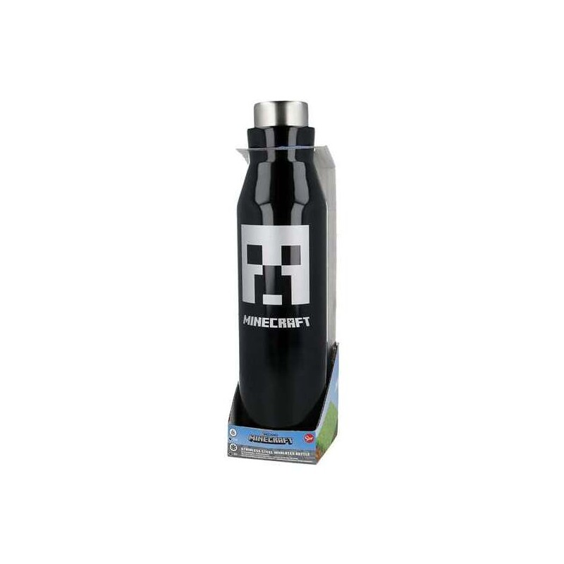 BOTELLA TERMO DE ACERO INOXIDABLE MINECRAFT 580 ML - Teknashop Ltd