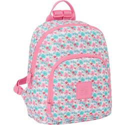 MINI MOCHILA RECICLADO MOOS "FLORES" - Teknashop Ltd