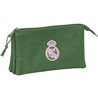 PORTATODO TRIPLE REAL MADRID CHICA CAQUI - Teknashop Ltd