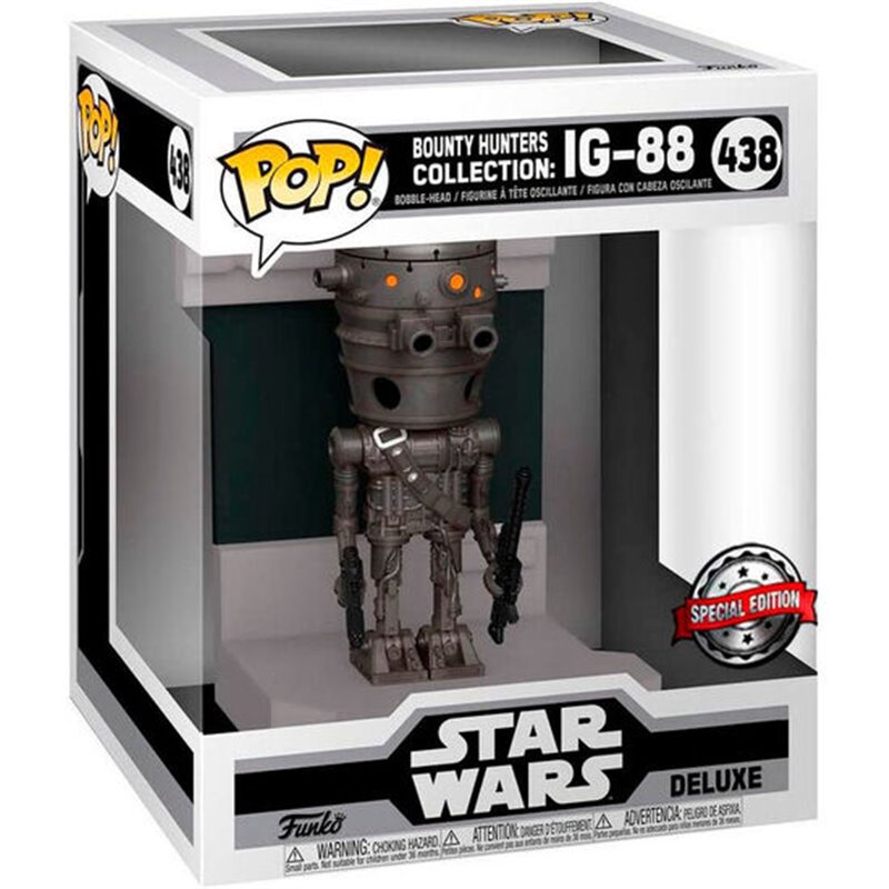 FIGURA POP DELUXE STAR WARS BOUNTY HUNTERS IG-88 EXCLUSIVE - Teknashop Ltd