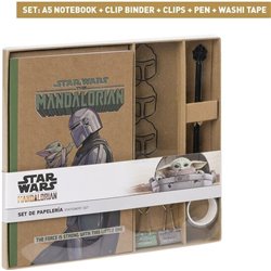 SET DE PAPELERÍA THE MANDALORIAN GREEN - Teknashop Ltd