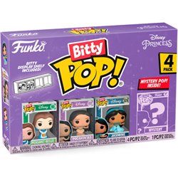 BLISTER 4 FIGURAS BITTY POP DISNEY PRINCESAS BELLA - Teknashop Ltd