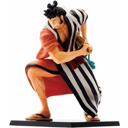 FIGURA ICHIBANSHO KIN EMON THE NINE RED SCABBARDS IS HERE ONE PIECE 11CM - Teknashop Ltd