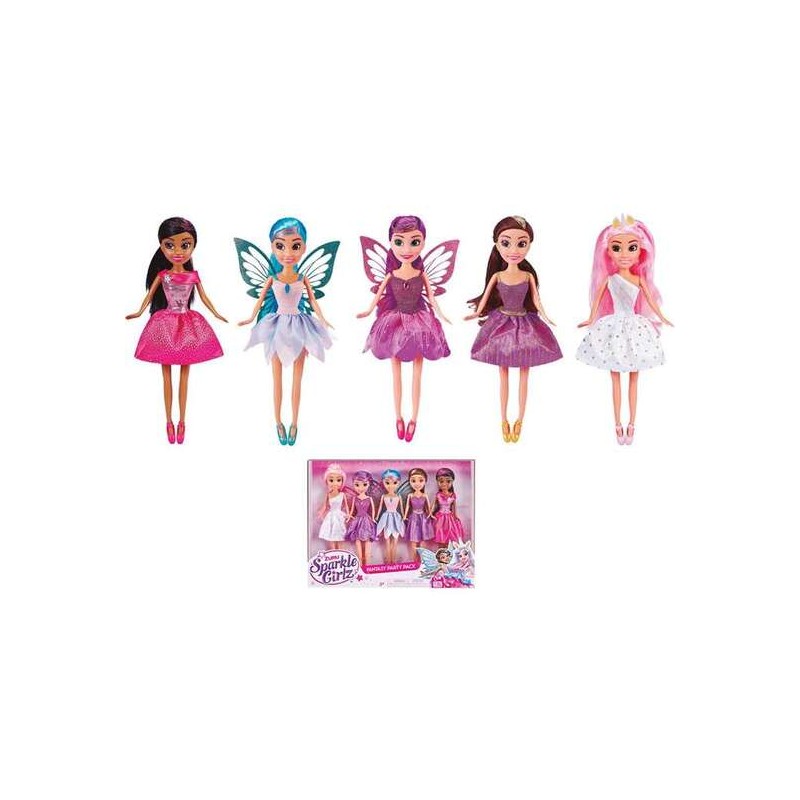 MUÑECA SPARKLE GIRLZ PACK PRINCESAS 25 CM - Teknashop Ltd