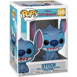 FIGURA POP DISNEY LILO AND STITCH - SMILING SEATED STITCH - Teknashop Ltd